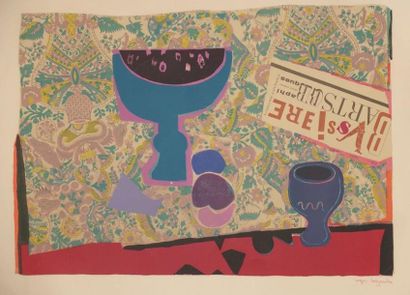 Roger BEZOMBES (1913-1994). Lithograph, signed...