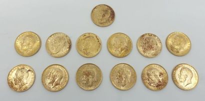 null Thirteen sovereigns Georges V.


Buyer's fees reduced to 8.5% HT or 10.20 TTC....