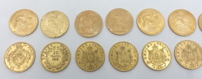 null Twenty pieces of 20 French Francs in gold.


Buyer's fees reduced to 8.5% HT...