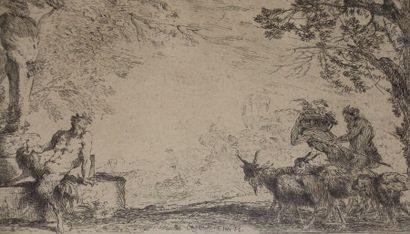 null SAINT-NON (Jean-Claude Richard, abbé de) (1727-1791).

Satyres avec troupeau...