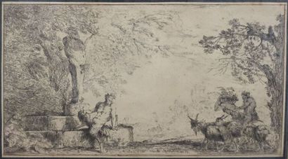 null SAINT-NON (Jean-Claude Richard, abbé de) (1727-1791).

Satyres avec troupeau...