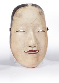 JAPON - Fin Époque EDO (1603-1868). 
Masque...