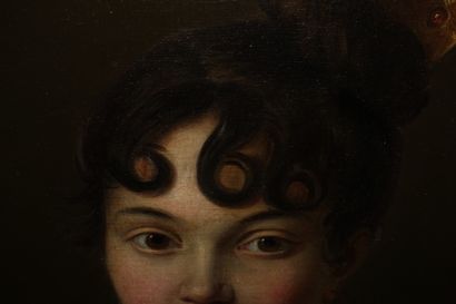 null École française vers 1830.

Portrait présumé de Thérèse de Saint Léonard.

Toile...
