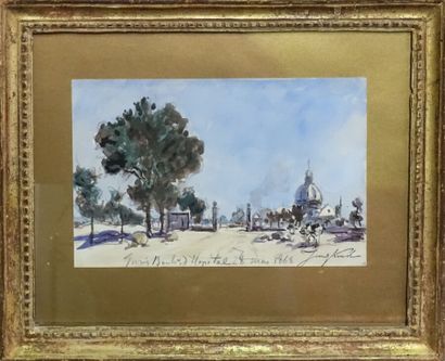 null Johan-Barthold JONGKIND (1819-1891)

Le boulevard de l'Hôpital à Paris, 1868

Aquarelle...