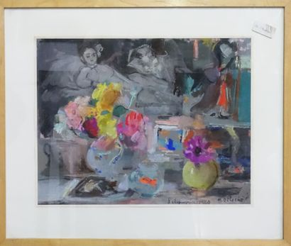 null Henriette DELORAS (1901-1941)

Bouquets à l'Olympia, 1940

Pastel sur papier,...