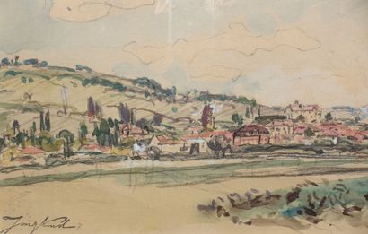 null Johan-Barthold JONGKIND (1819-1891)

La Côte Saint-André vue de la Plaine de...