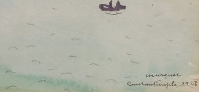 null Albert MARQUET (1875-1947)

Constantinople, 1927

Aquarelle sur papier, signée,...