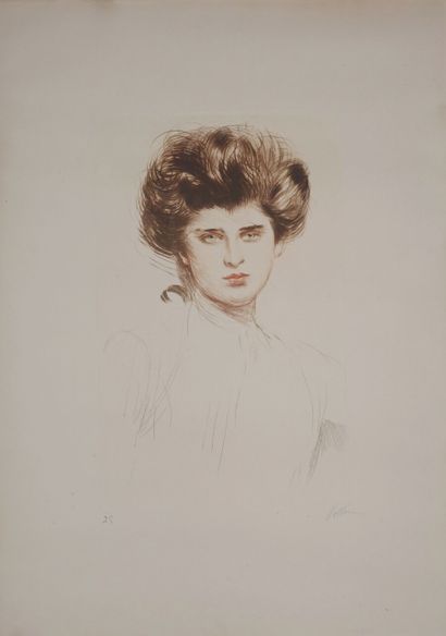 null Paul-César Helleu (1859-1927)

Portrait présumé de Madame Helleu. Héliogravure...