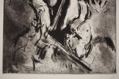 null Gen-Paul (Eugène Paul, known as) (1895-1975).

Cellist. About 1925. Etching,...