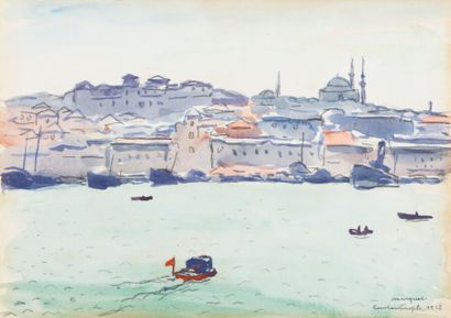 null Albert MARQUET (1875-1947)

Constantinople, 1927

Aquarelle sur papier, signée,...
