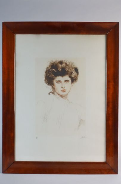 null Paul-César Helleu (1859-1927)

Portrait présumé de Madame Helleu. Héliogravure...