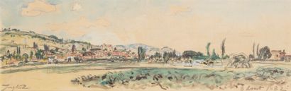 null Johan-Barthold JONGKIND (1819-1891)

La Côte Saint-André vue de la Plaine de...