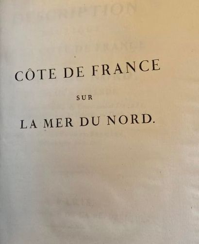 null BEAUTEMPS-BAUPRÉ Charles-François. Description nautique de la côte de France...