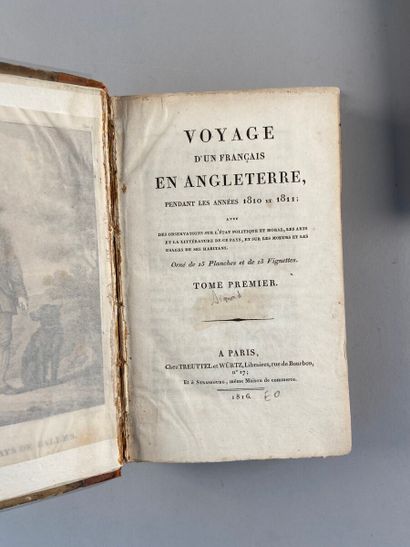 null SIMOND Louis. Voyage d'un Français en Angleterre pendant les années 1810-1811....