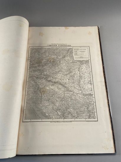 null ATLAS. J.-J. HELLERT. Nouvel atlas physique, politique et historique de l'Empire...