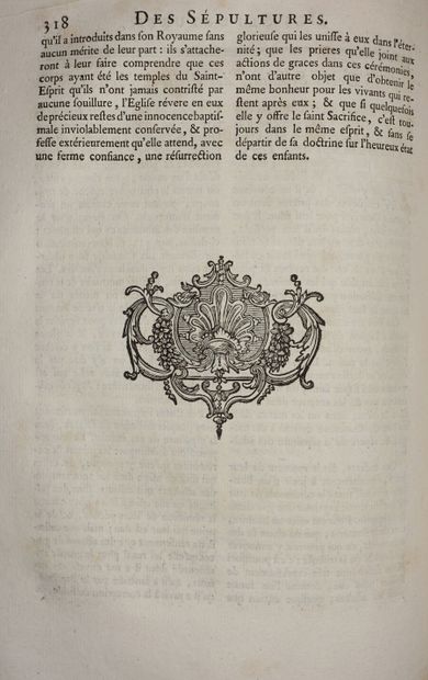 null Ritual of the Diocese of Poitiers.

A bound volume.

From Jean-Félix Faulcon,...