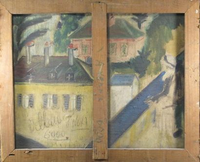 null Jean-Émile PODEVIN (1925-2011).

Port-sur-l'Escaut.

Oil on canvas, signed J....