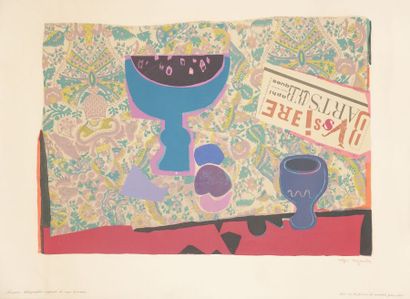 null Roger BEZOMBES (1913-1994).

Lithograph, signed lower right, printed on the...