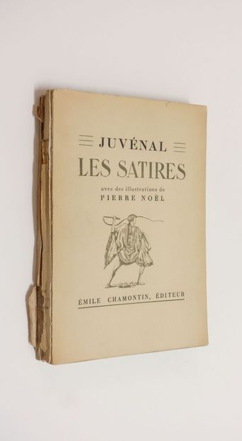 null JUVÉNAL. Les Satires.

Illustrations de P. Noël.

In-8°, broché.

(Dos très...