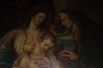 null École allemande du XVIIe siècle

Vierge à l'Enfant avec Sainte-Anne

Toile

(Accidents...