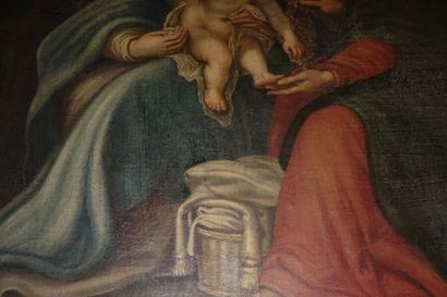 null École allemande du XVIIe siècle

Vierge à l'Enfant avec Sainte-Anne

Toile

(Accidents...