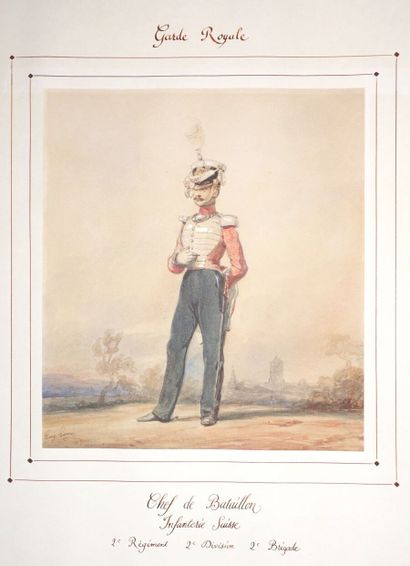 null Eugène-Louis LAMI (1800-1890)

Battalion Chief, Swiss Infantry, 2nd Regiment,...