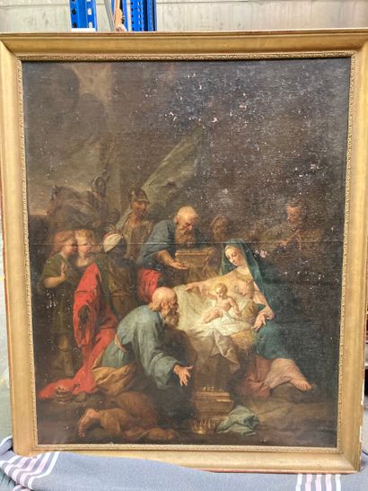 null French school around 1720, workshop of Jean RESTOUT

The Adoration of the Magi

Original...