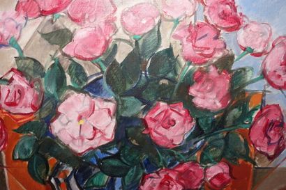 null Jacques Ceria DESPIERRE (1912-1995)

Roses vase bleu

Huile sur toile, signée...