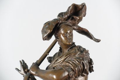null Antonin MERCIÉ (1845-1916)

Quand même !

Bronze d'édition patiné, titré et...
