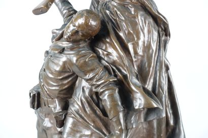 null Antonin MERCIÉ (1845-1916)

Quand même !

Bronze d'édition patiné, titré et...