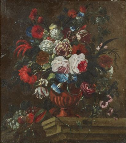 null Dans le goût de Jean-Baptiste MONNOYER

Vases de fleurs sur un entablement

Paire...