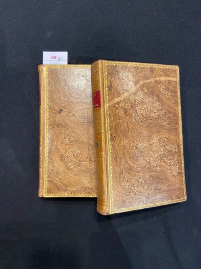 null GESSNER Salomon. OEuvres. Paris, Dufart, fin du XVIIIe siècle ; 2 vol. in-8,...