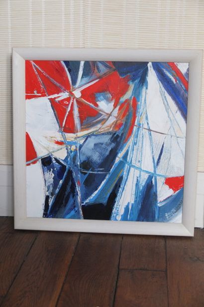 null Benoite HUREL 

America's Cup

Oil on canvas, signed lower right, titled on...