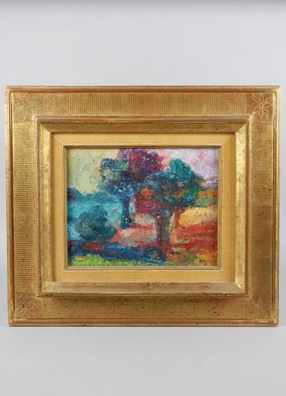 null Lot of two framed works including :



Attributed to Paul AUDRA (1869-1948)

Woman...