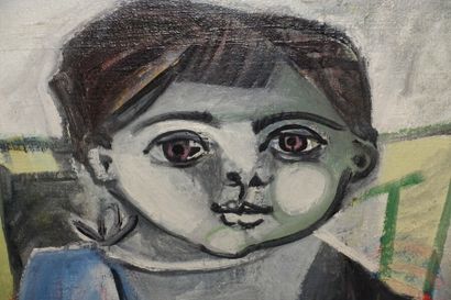 null Carlos CARNERO (1922-1980)

Painting G8 - Child with a Chair 

Oil on canvas,...