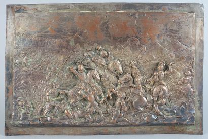 null Two rectangular bas-reliefs depicting battle scenes

Height : 14 cm 14 cm ;...