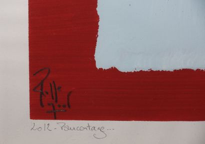 null Lot of two paintings including :



Modern School

Percentage, 2012

Gouache,...