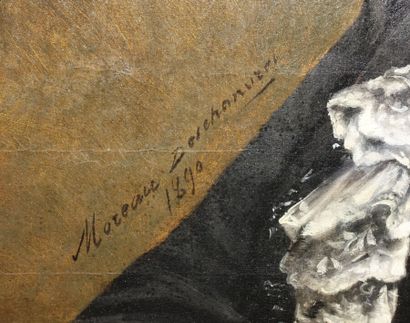 null Auguste MOREAU-DESCHANVRES (1838-1913)

Portrait of a woman

Canvas, signed...
