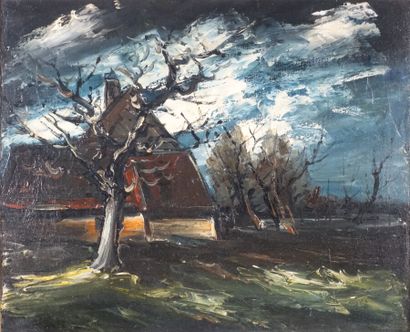 null In the taste of Maurice de VLAMINCK

Landscape with a tree

Oil on canvas

Height...