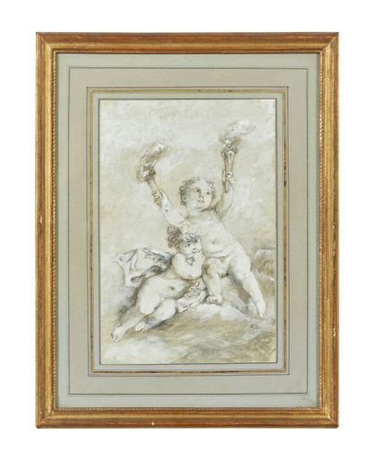 null 19th century school

Two Lovers Holding a Torch

Gouache in shades of grey

Height:...