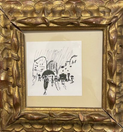 null Modern School 

Under the Rain

Drawing in black ink

Height: 12.5 cm 12.5 cm...