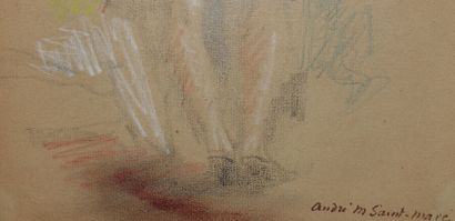 null André MÉAUX SAINT-MARC (1885-1941)

Nude

Pastel, signed lower right

Height:...