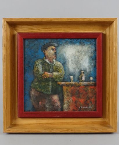 null Christian RAVAINE

Characters at the table

Three oil pastel drawings, signed...