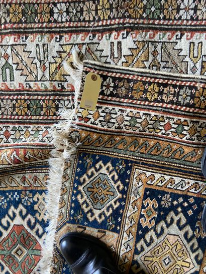 null Chirvan Gendje carpet (warp, weft and wool pile), Caucasus, circa 1930

(Worn,...