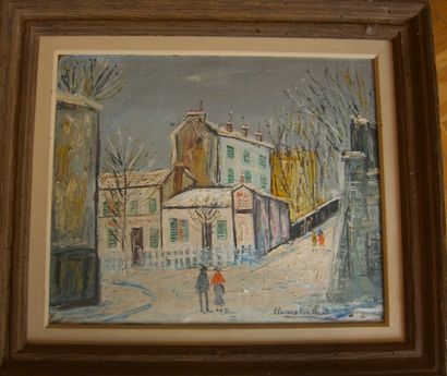null Modern school

View of Montmartre, the Agile Rabbit

Oil on panel, bears a false...