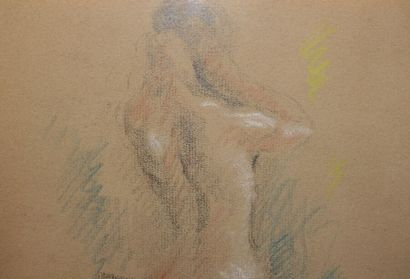null André MÉAUX SAINT-MARC (1885-1941)

Nude

Pastel, signed lower right

Height:...