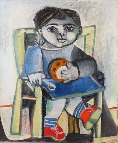 null Carlos CARNERO (1922-1980)

Painting G8 - Child with a Chair 

Oil on canvas,...