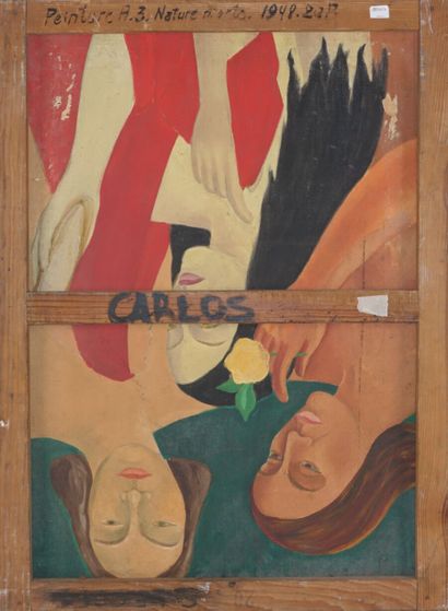 null Carlos CARNERO (1922-1980)

Nature morte A3 1948 - Portrait de trois femmes...