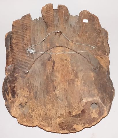 null NEPAL - XIXe siècle

Important masque en bois à trace de polychromie de yaksa,...