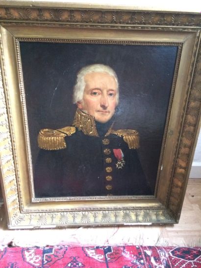 Attribué à Georges ROUGET (1784-1869) 
Portrait de Gabriel-Nicolas, marquis de Dauvet-Mainneville...